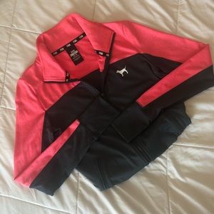 Pink Victoria’s Secret Ultimate Track Zip up